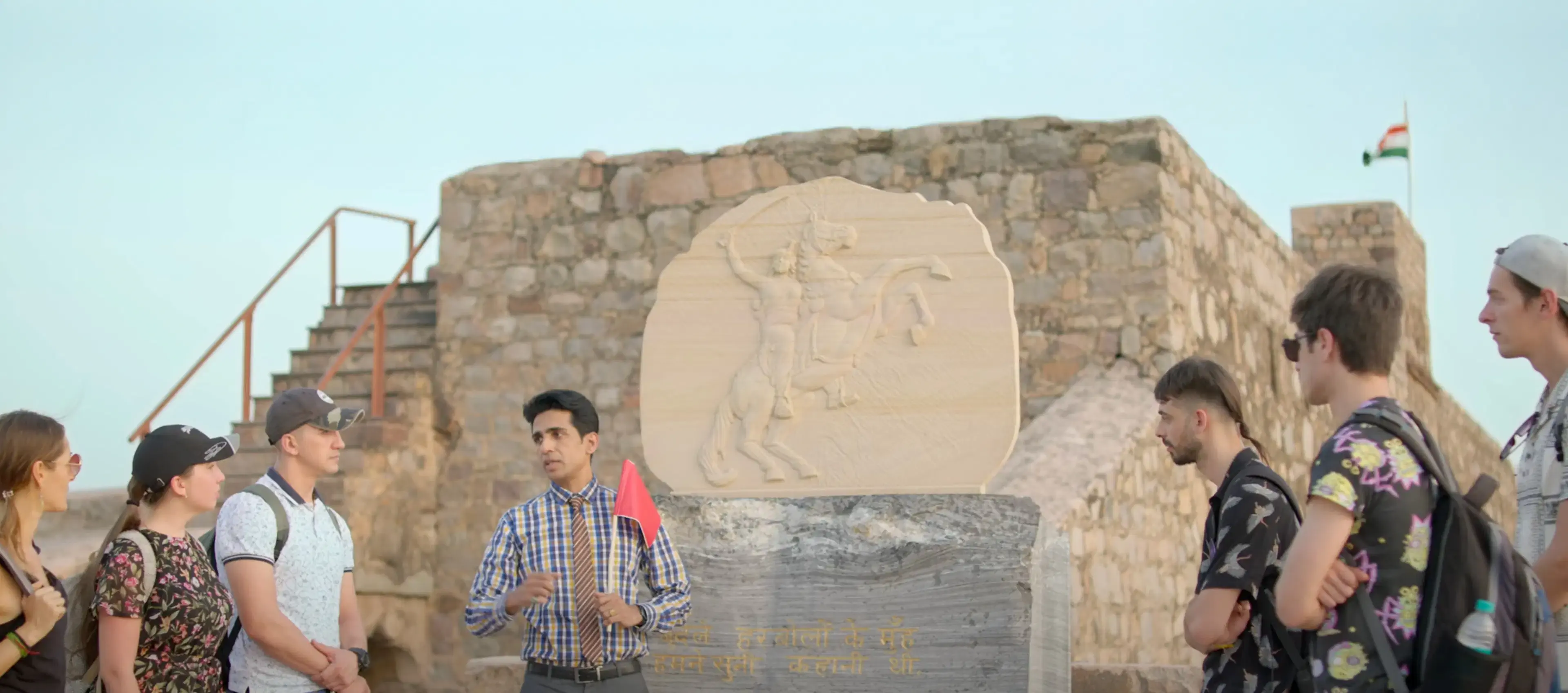 Image of scene from the film Jhansi Ka Rajkumar