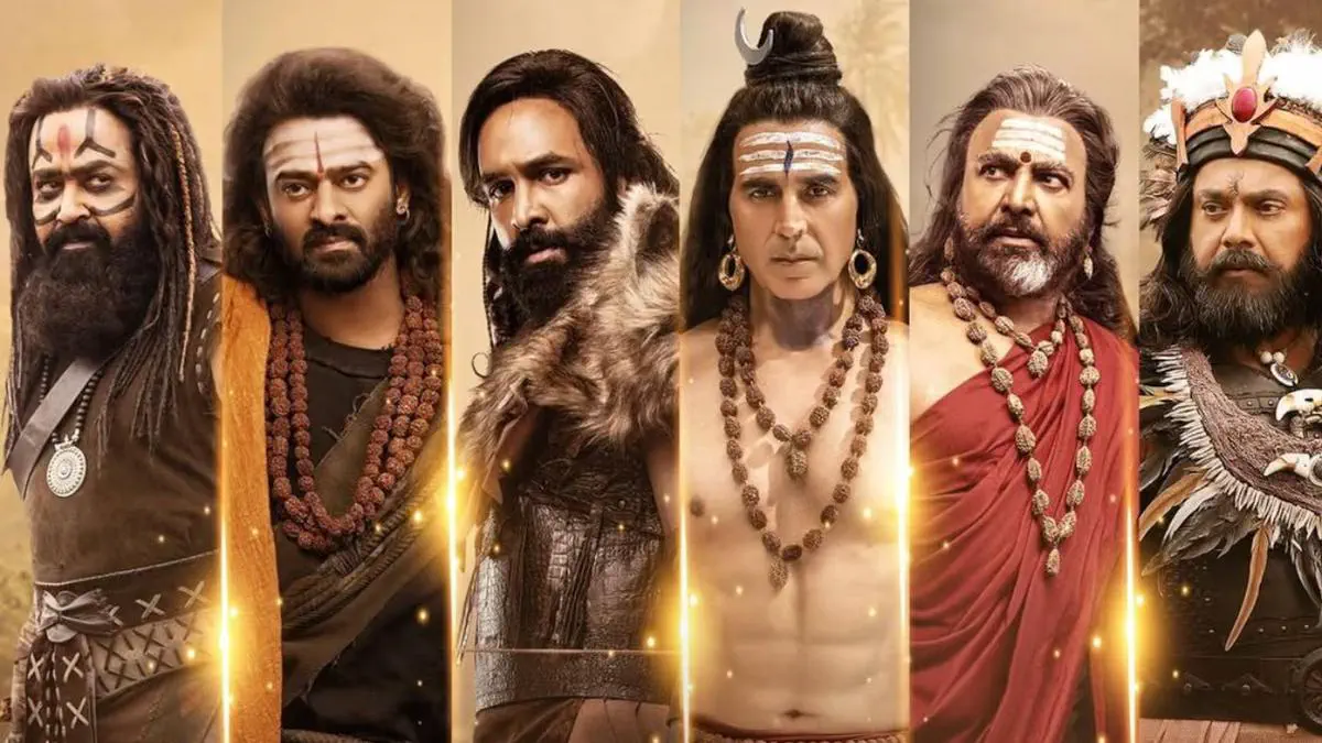 Image of scene from the film Kannappa