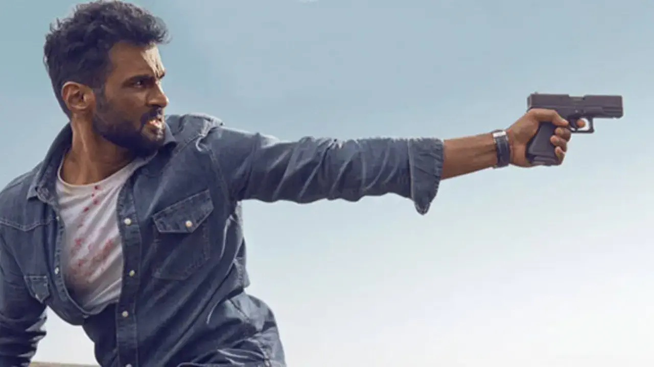 Image of scene from the film Karam