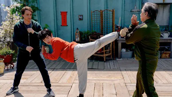 Image of scene from the film Karate Kid: Legends