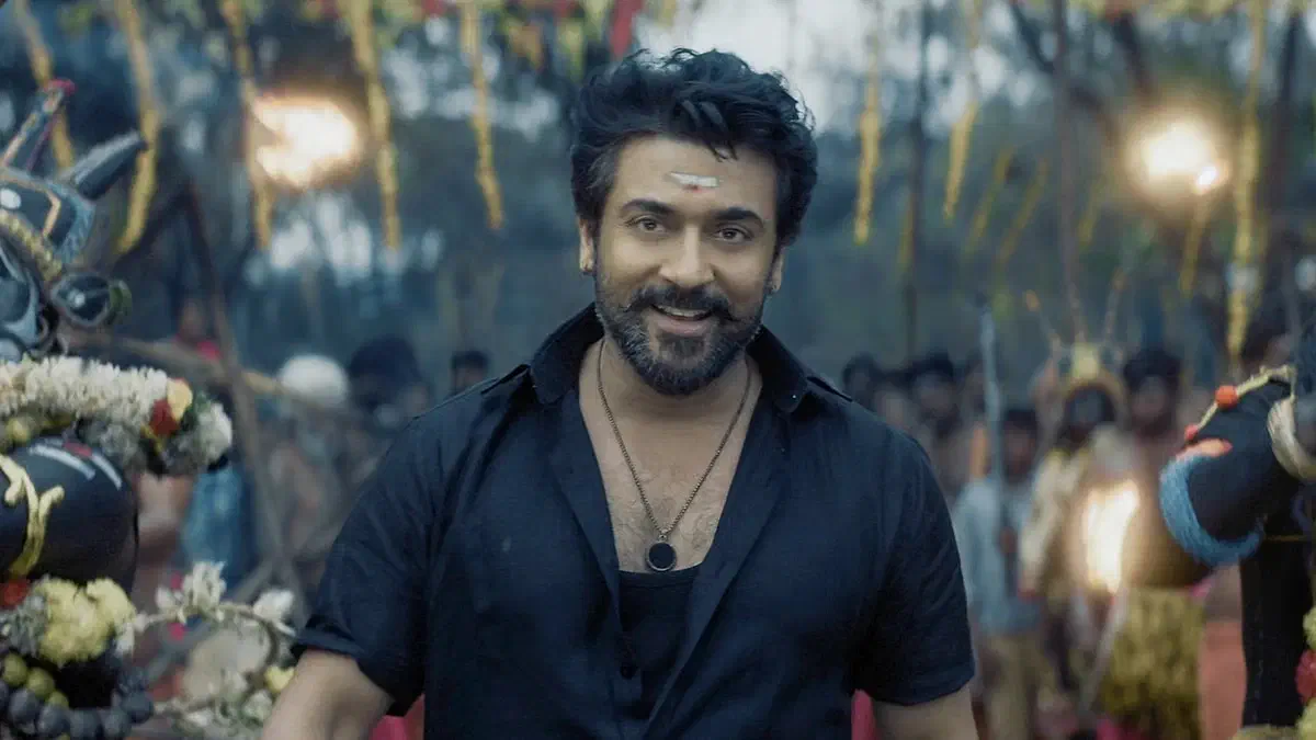 Image of scene from the film Karuppu