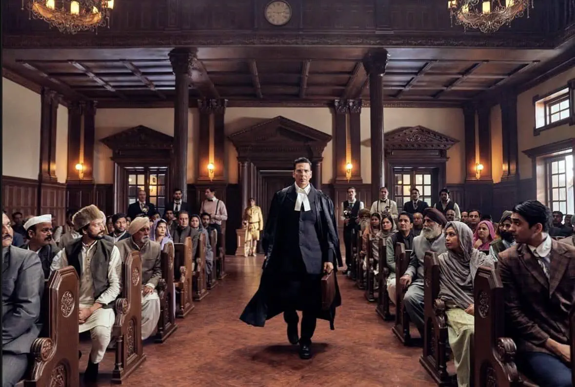 Image of scene from the film Kesari: Chapter 2