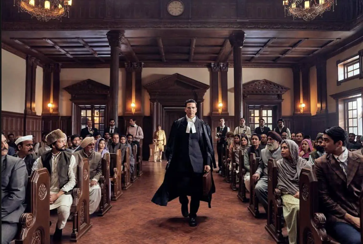Image of scene from the film Kesari: Chapter 2