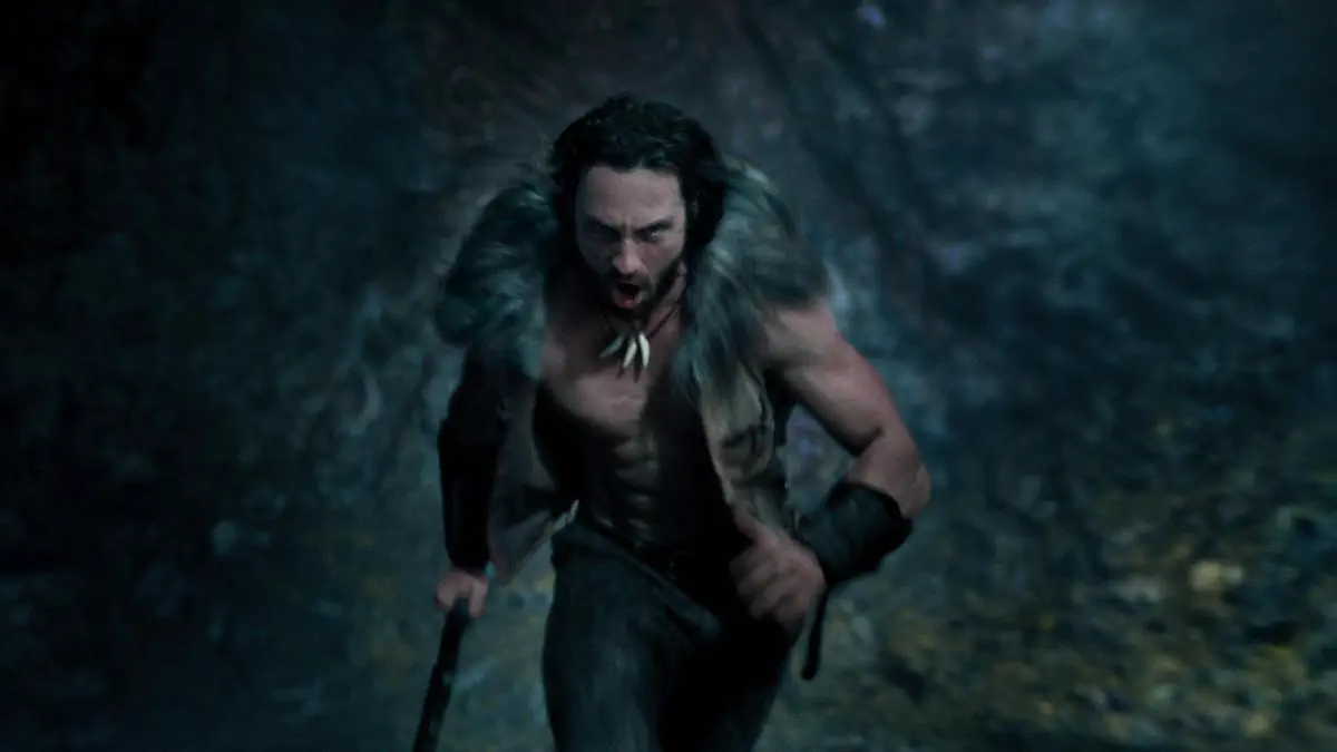 Image of scene from the film Kraven the Hunter