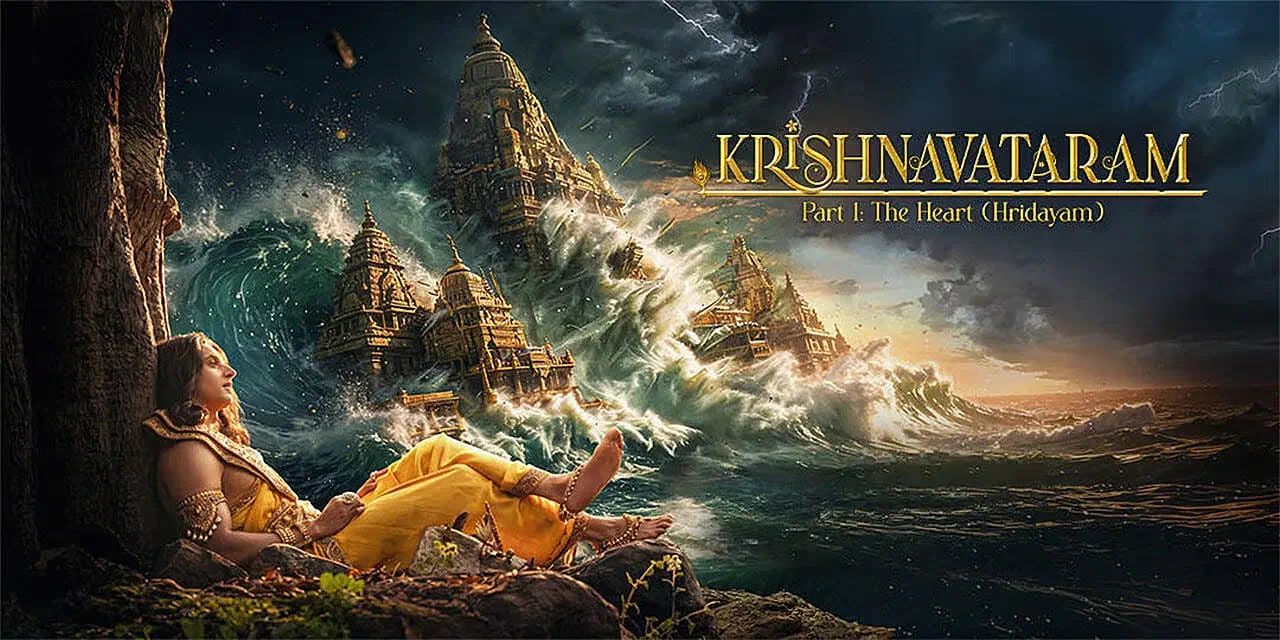 Image of scene from the film Krishnavatar Part 1: Hridayam
