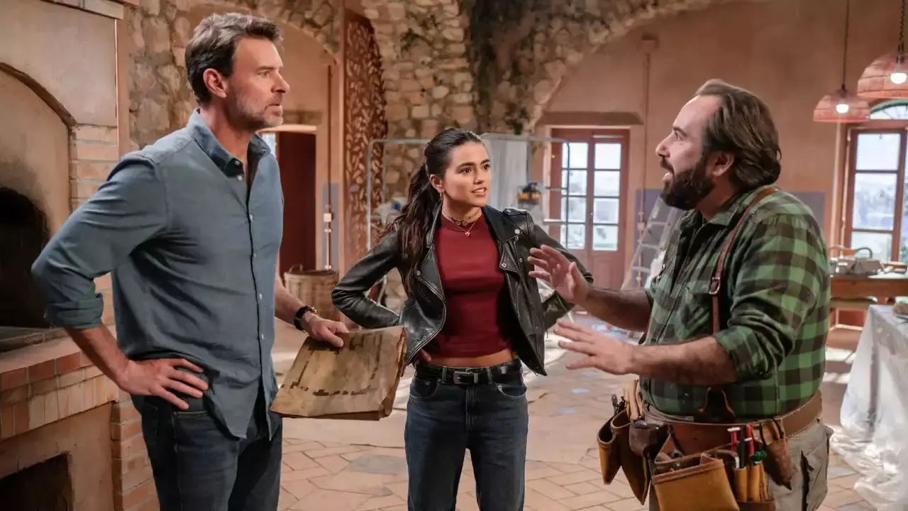 Image of scene from the film La Dolce Villa