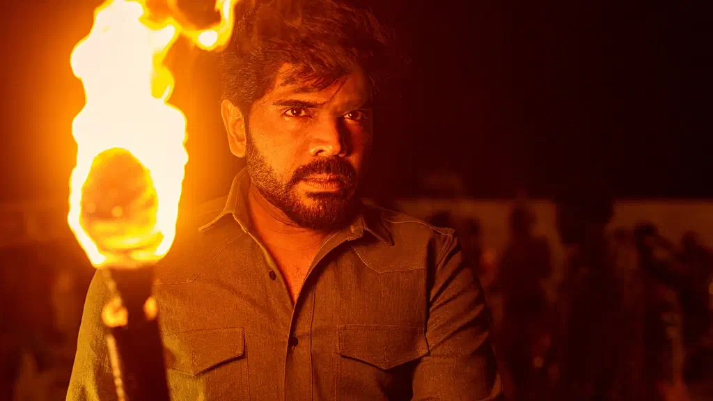 Image of scene from the film Leader