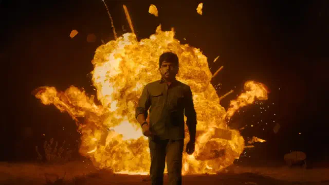 Image of scene from the film Leader