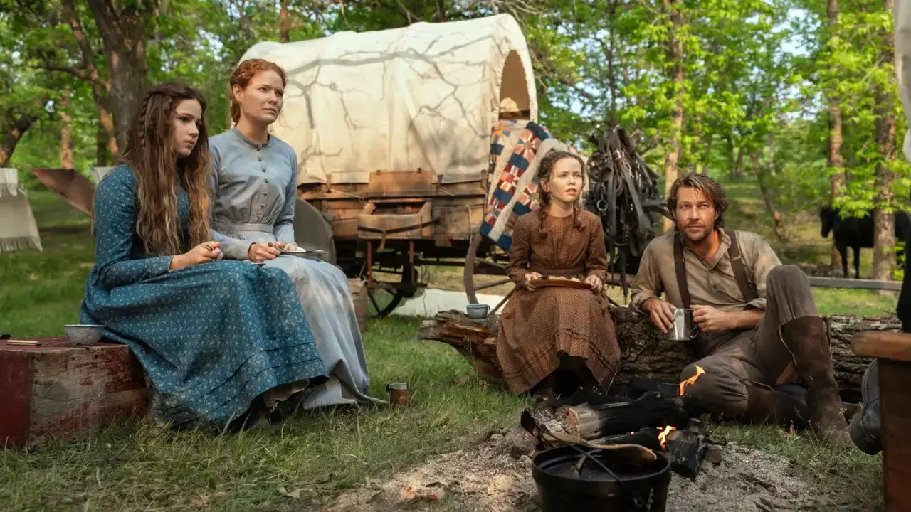 Image of scene from the film Little House on the Prairie