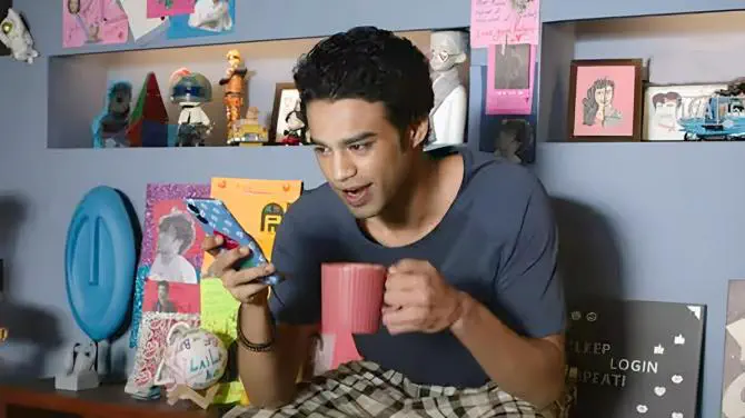 Image of scene from the film Logout