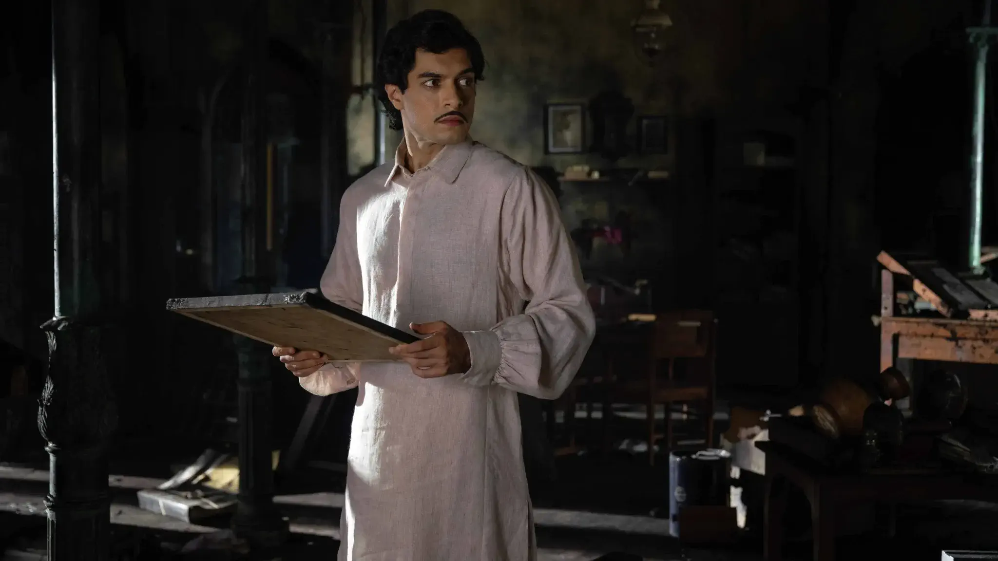 Image of scene from the film Maharaj