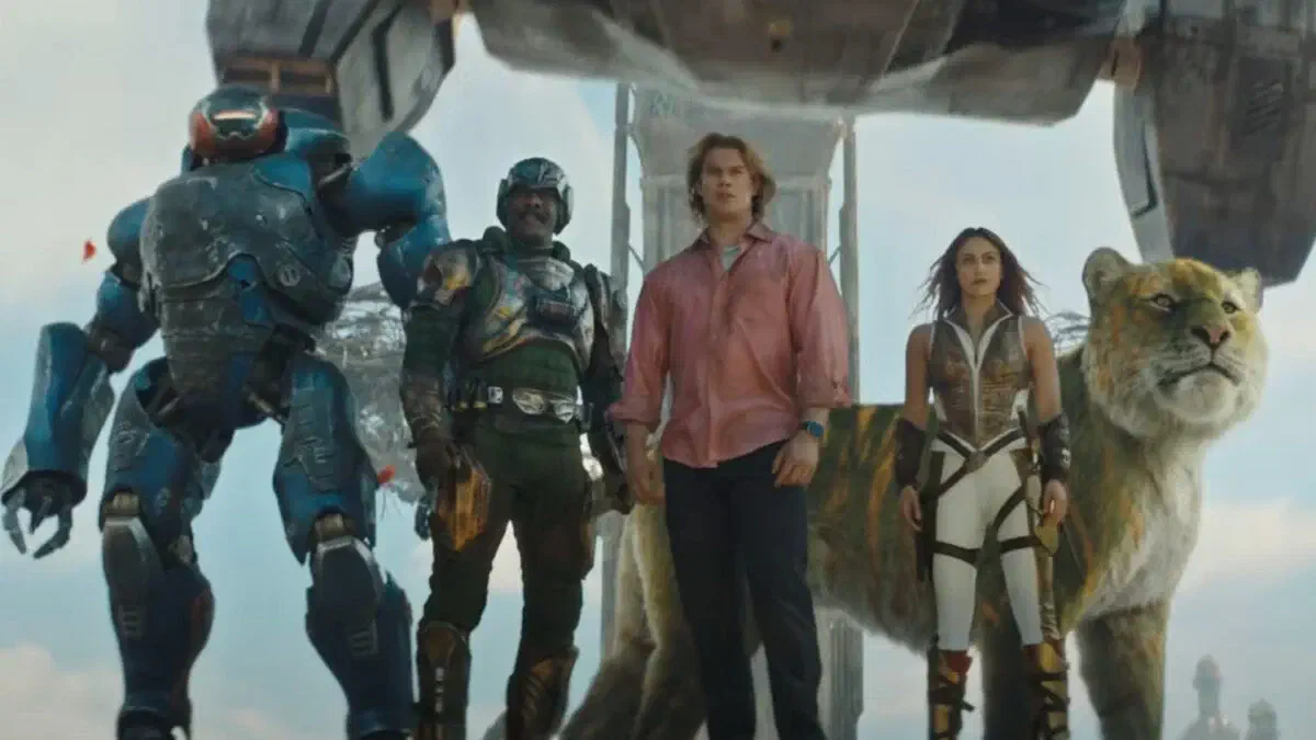 Image of scene from the film Masters of the Universe