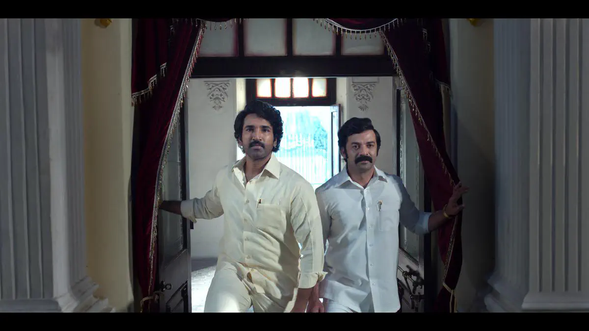 Image of scene from the film Mayasabha - Rise of the Titans