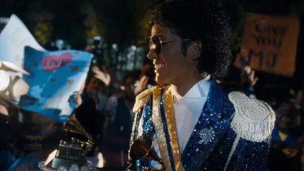 Image of scene from the film Michael