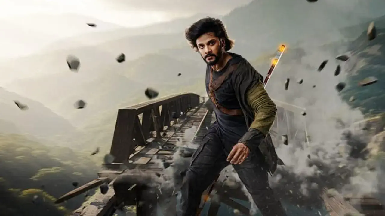 Image of scene from the film Mirai