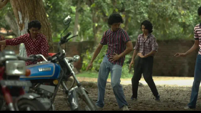 Image of scene from the film Moonwalk