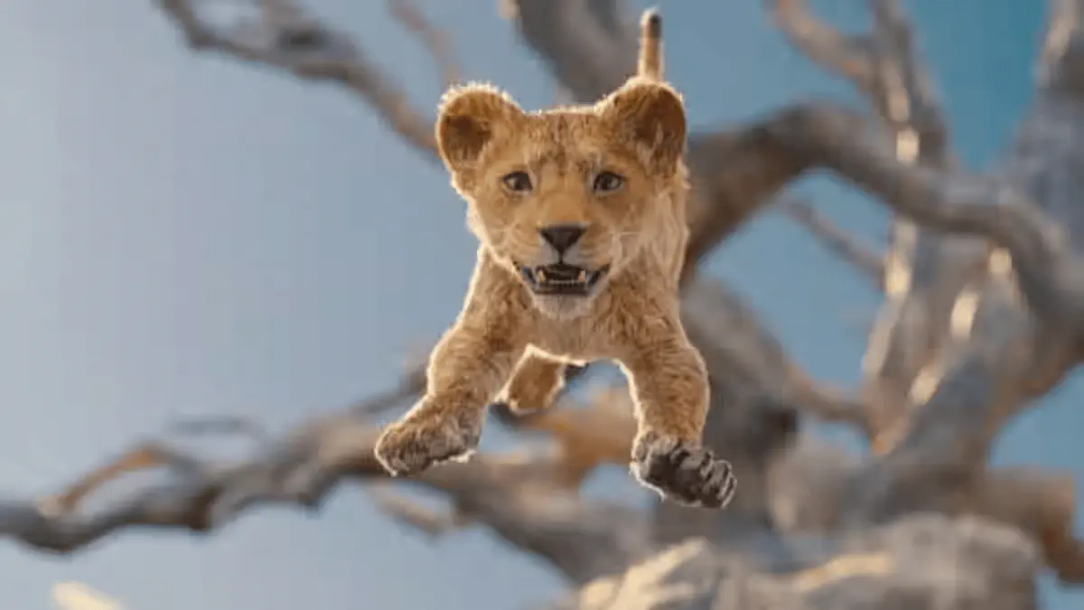 Image of scene from the film Mufasa: The Lion King