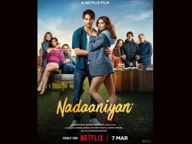 Image of scene from the film Nadaaniyan