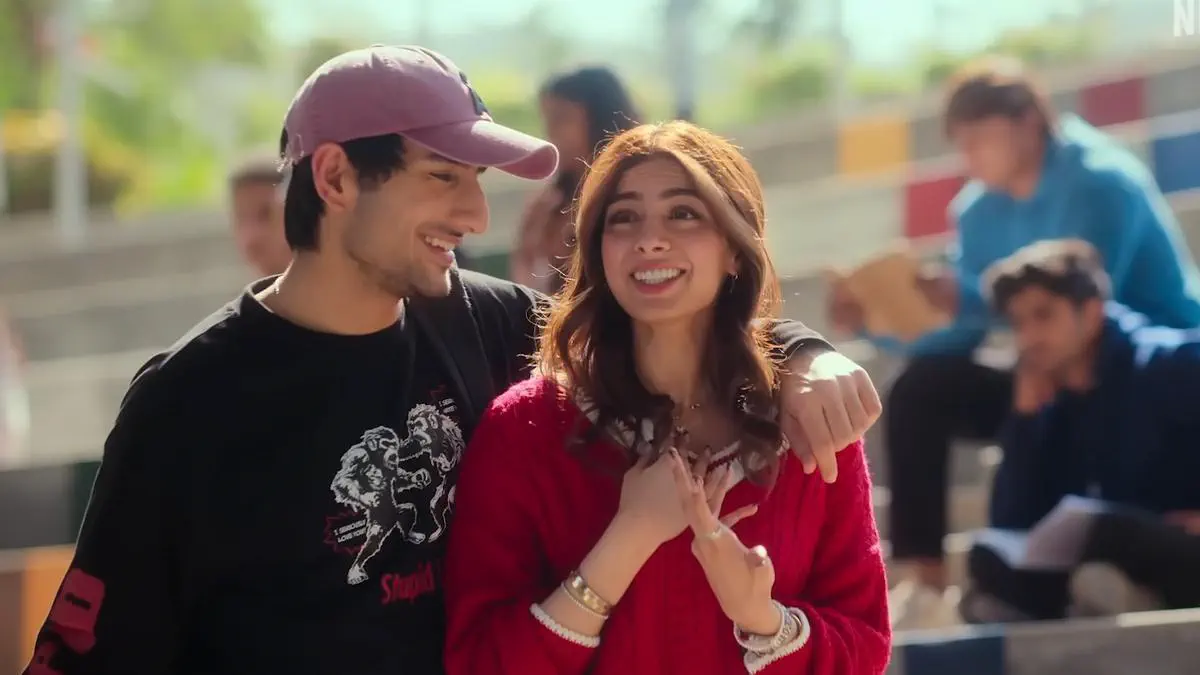 Image of scene from the film Nadaaniyan