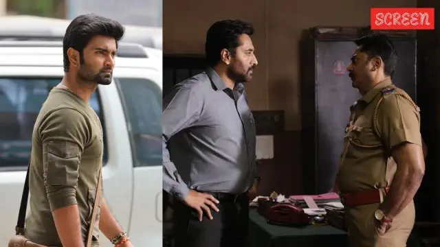 Image of scene from the film Nirangal Moondru