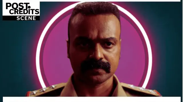 Image of scene from the film Officer on Duty