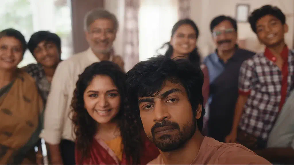 Image of scene from the film Once More