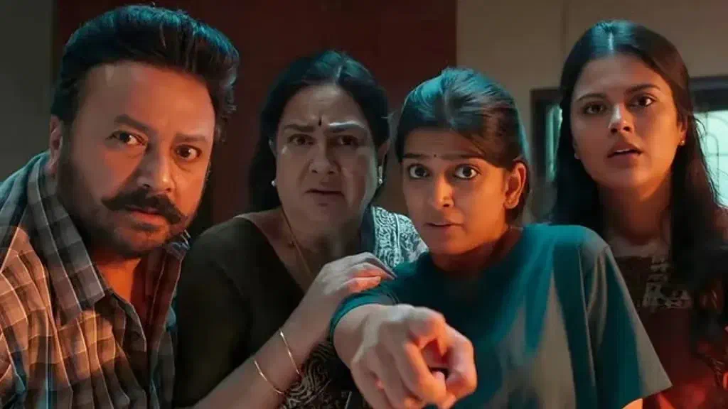 Image of scene from the film Parimala and Co