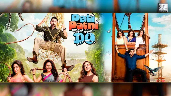 Image of scene from the film Pati Patni Aur Woh Do