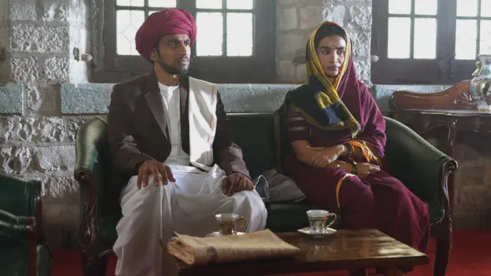 Image of scene from the film Phule