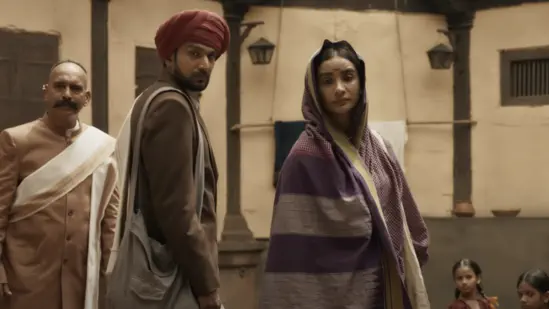 Image of scene from the film Phule