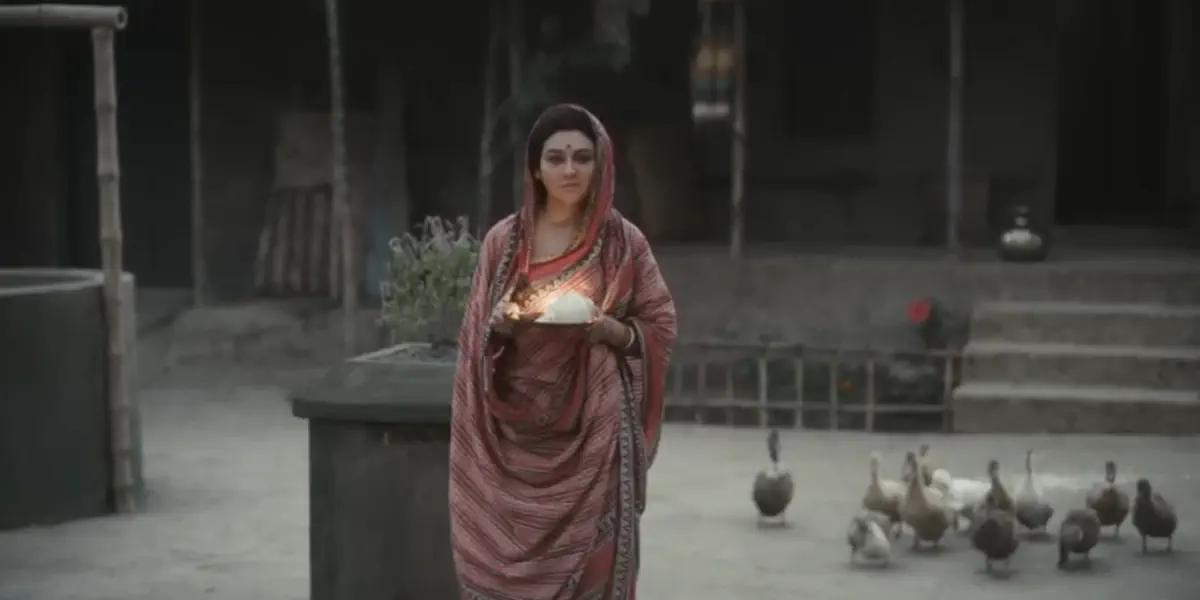 Image of scene from the film Putulnaacher Itikotha (The Puppet's Tale)