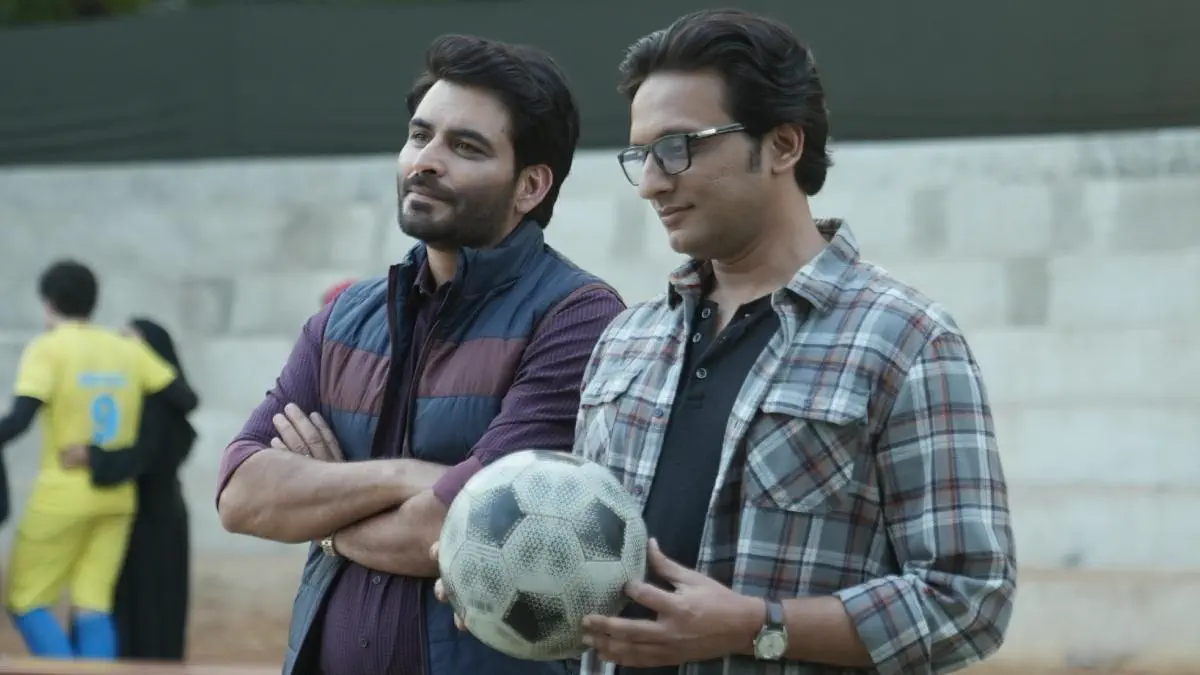 Image of scene from the film Real Kashmir Football Club