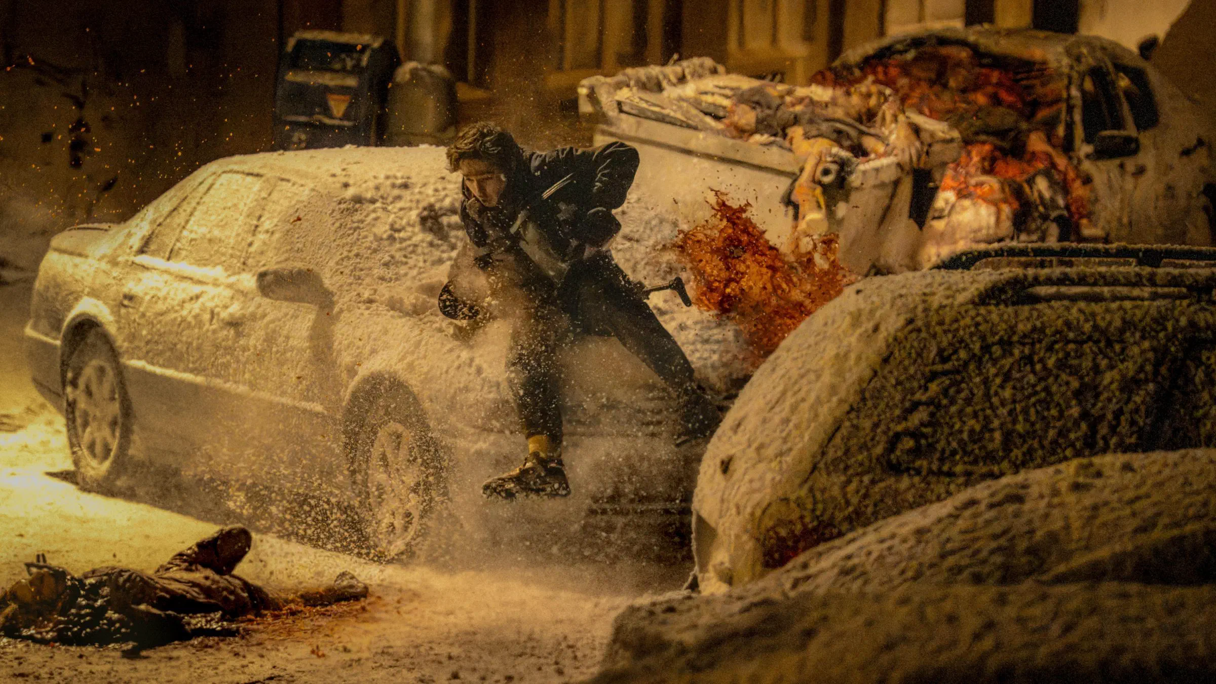 Image of scene from the film Resident Evil