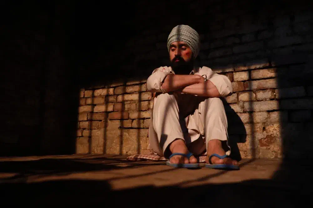Image of scene from the film Satluj