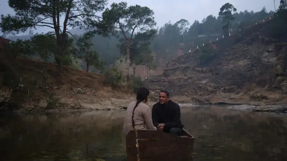 Image of scene from the film Secret of a Mountain Serpent