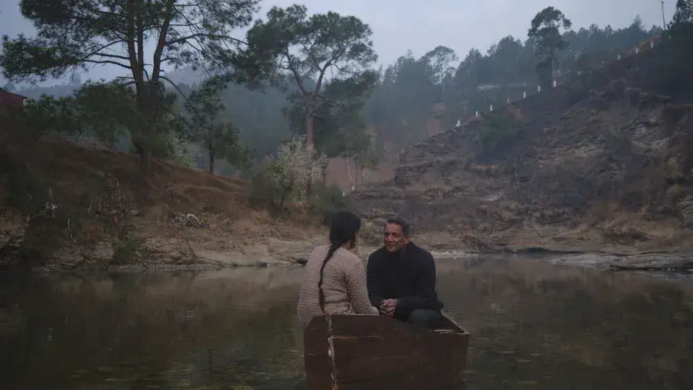 Image of scene from the film Secret of a Mountain Serpent