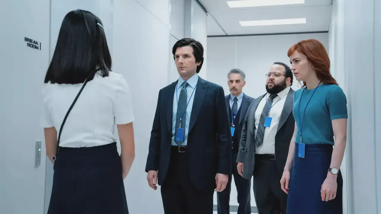 Image of scene from the film Severance S02