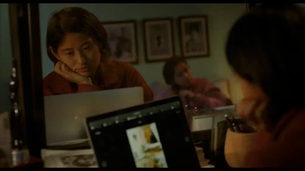 Image of scene from the film Shape of Momo