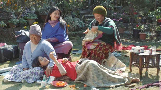 Image of scene from the film Shape of Momo