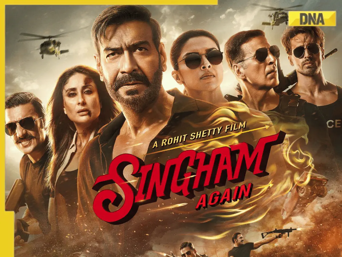 Image of scene from the film Singham Again