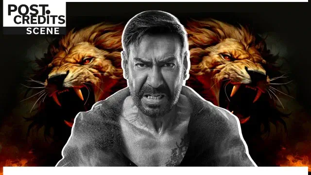 Image of scene from the film Singham Again