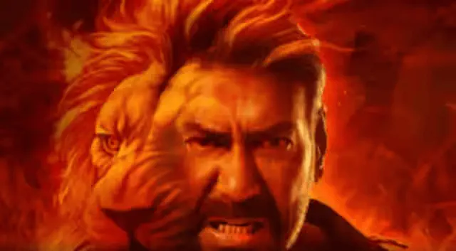 Image of scene from the film Singham Again