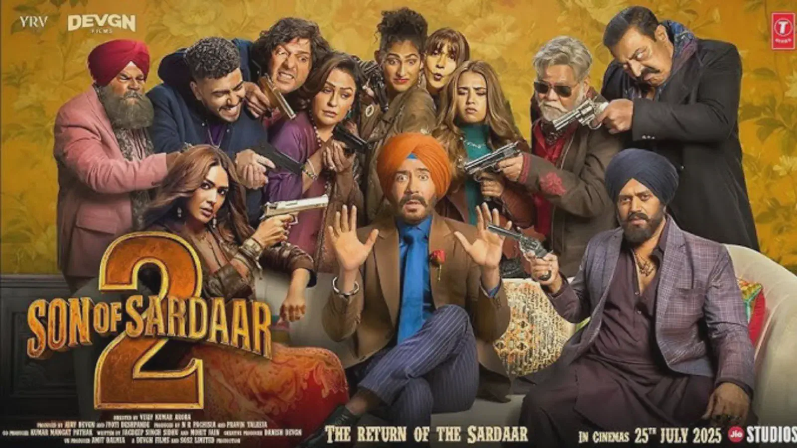 Image of scene from the film Son of Sardar 2
