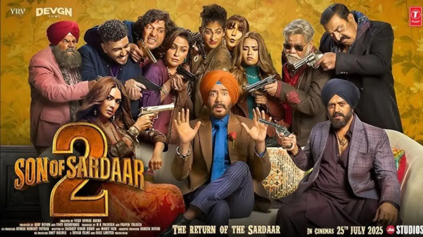 Image of scene from the film Son of Sardar 2