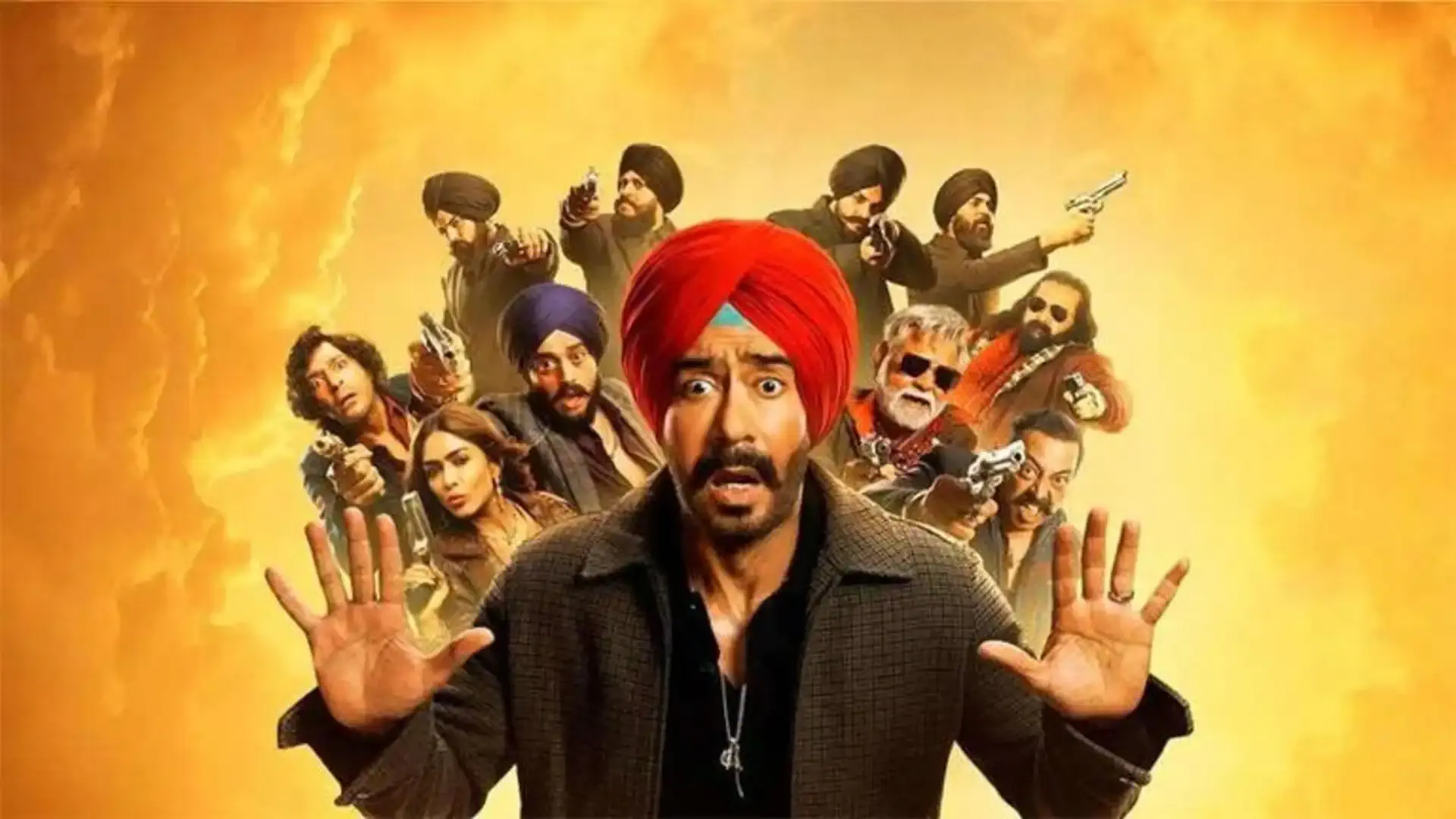 Image of scene from the film Son of Sardar 2