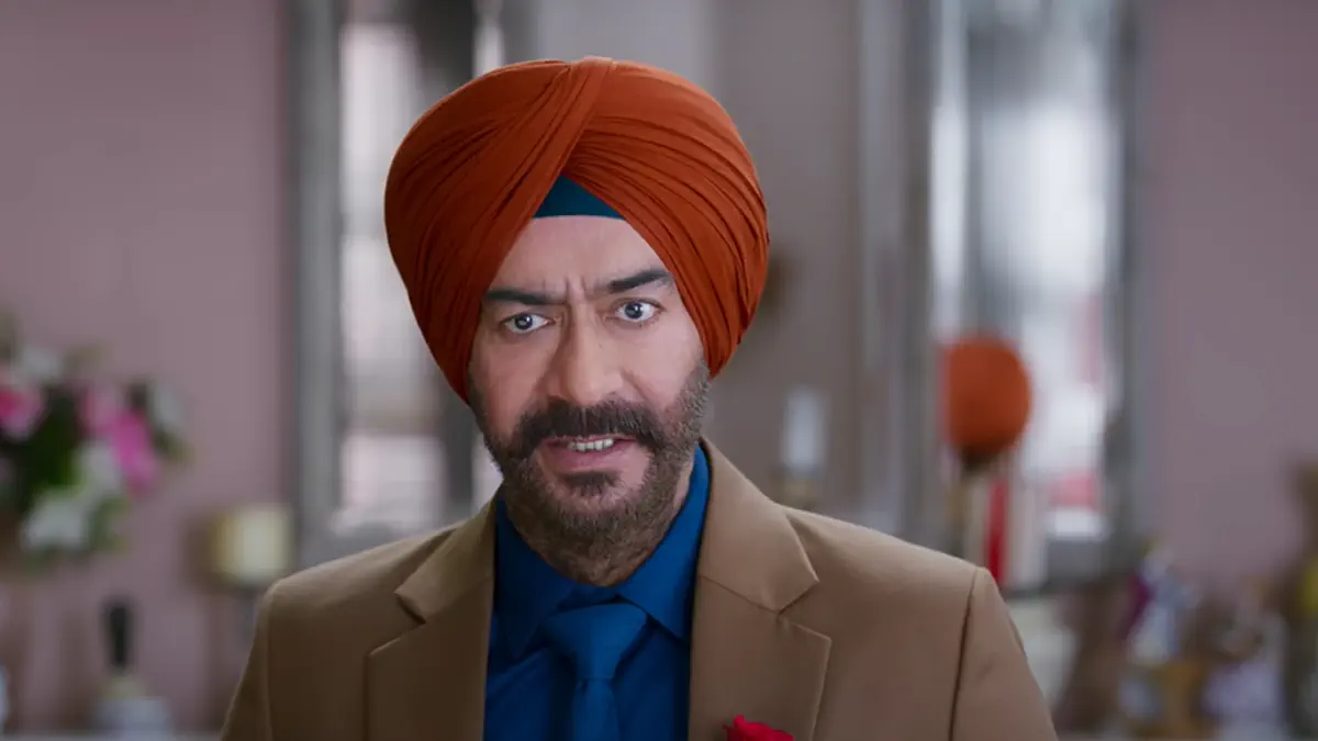 Image of scene from the film Son of Sardar 2