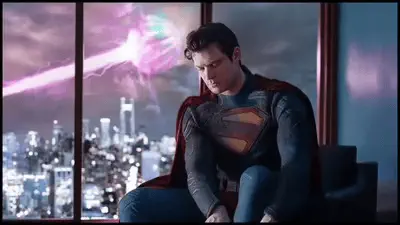 Image of scene from the film Superman (2025)