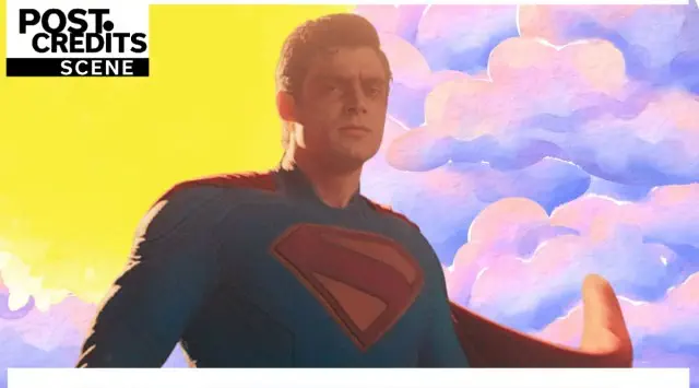 Image of scene from the film Superman (2025)