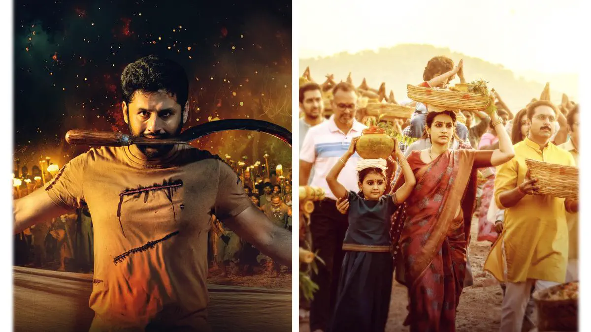 Image of scene from the film Thammudu