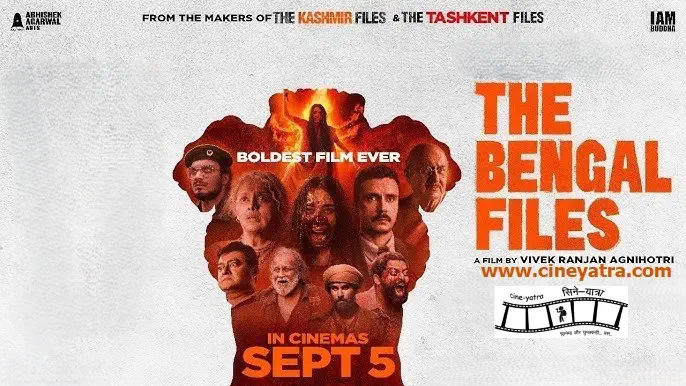 Image of scene from the film The Bengal Files